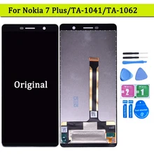 Ensemble écran tactile LCD, 6.0 pouces, pour Nokia 7 Plus E7 N7 Plus TA-1062, Original=