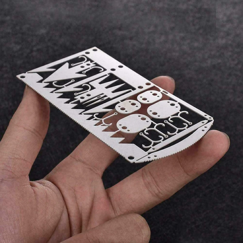 Stainless steel EDC Survival MultiTool Card Wilderness Gear Fishing Camping Hiking Hunting Emergency Kit
Stainless steel EDC Survival MultiTool Card Wilderness Gear Fishing Camping Hiking Hunting Emergency Kit