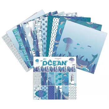 24 sheet 6"X6" Magic Ocean of the animal Patterned paper Scrapbooking Paper pack Craft Origami paper handmade Background pad
24 sheet 6"X6" Magic Ocean of the animal Patterned paper Scrapbooking Paper pack Craft Origami paper handmade Background pad