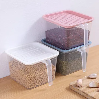High Capacity Capacity Plastic Sealed Cans Kitchen Storage Box Transparent Food Canister Keep Fresh Clear Container Food Storage
High Capacity Capacity Plastic Sealed Cans Kitchen Storage Box Transparent Food Canister Keep Fresh Clear Container Food Storage