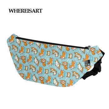 WHEREISART Animal Print Kawaii Corgi Waist Packs Travel Belt Pouch Hip Bag Ladies Cross Body Bag Belt Bag Adjustable
WHEREISART Animal Print Kawaii Corgi Waist Packs Travel Belt Pouch Hip Bag Ladies Cross Body Bag Belt Bag Adjustable