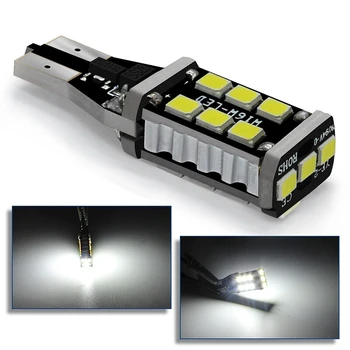 Automotive LED reversing light T15 W16W 2835 15smd decodes the canbus wide light without extremely bright brake light 
Automotive LED reversing light T15 W16W 2835 15smd decodes the canbus wide light without extremely bright brake light