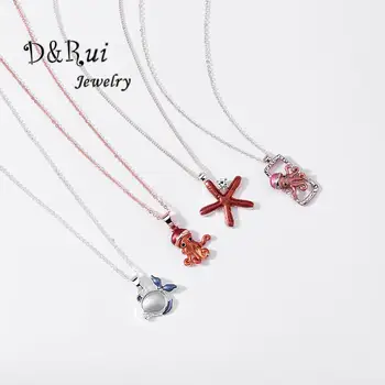 Sea Live Pendants Necklaces Women's New Design Enamel Starfish Octopus Pendant Friends Friends Gifts Choker Necklace for Women
Sea Live Pendants Necklaces Women's New Design Enamel Starfish Octopus Pendant Friends Friends Gifts Choker Necklace for Women