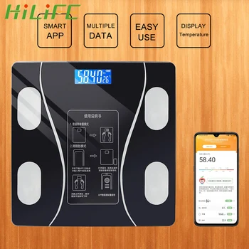 HILIFE APP Smart Body Scales LED Digital Electronic Scale for Android/for IOS/Bluetooth Weighing Scales
HILIFE APP Smart Body Scales LED Digital Electronic Scale for Android/for IOS/Bluetooth Weighing Scales
