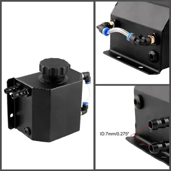 1 Liter Vehicle Oil Tank Reservoir with Drain Plug Universal Aluminum Oil Catch Can Car Engine Oil Gas Separator Ventilating Pot
1 Liter Vehicle Oil Tank Reservoir with Drain Plug Universal Aluminum Oil Catch Can Car Engine Oil Gas Separator Ventilating Pot