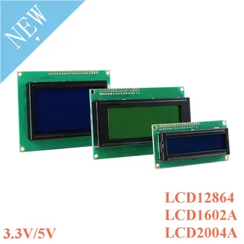 LCD Module 1602 1602A J204A 2004A 12864 12864B T LCD Display Module Blue Yellow-Green Screen Display IIC I2C 3.3V/5V For Arduino
LCD Module 1602 1602A J204A 2004A 12864 12864B T LCD Display Module Blue Yellow-Green Screen Display IIC I2C 3.3V/5V For Arduino