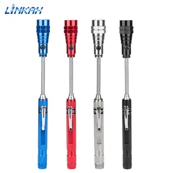 Portable 3 LED Pick Up Tool Light Telescopic Magnetic Flexible Head Flashlight Torch Retractable Picker With Led Lamp
Portable 3 LED Pick Up Tool Light Telescopic Magnetic Flexible Head Flashlight Torch Retractable Picker With Led Lamp