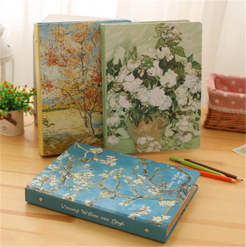 Classic van Gogh Oil Painting 16K B5 26 Hole Vintage Simple Loose-leaf Binder Student Notebook Notebook For Office And School
Classic van Gogh Oil Painting 16K B5 26 Hole Vintage Simple Loose-leaf Binder Student Notebook Notebook For Office And School