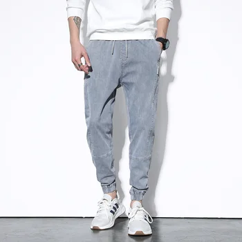 cowboy pants men overalls loose haroun pants popular logo beam foot trousers nine points movement in spring and summer
cowboy pants men overalls loose haroun pants popular logo beam foot trousers nine points movement in spring and summer