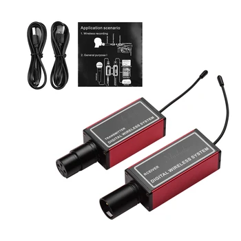 Muslady UR-4 Digital Wireless Mic with XLR Transmitter Receiver Built-in Battery Connect Audio Mixer Loudspeaker DSLR Amplifier
Muslady UR-4 Digital Wireless Mic with XLR Transmitter Receiver Built-in Battery Connect Audio Mixer Loudspeaker DSLR Amplifier