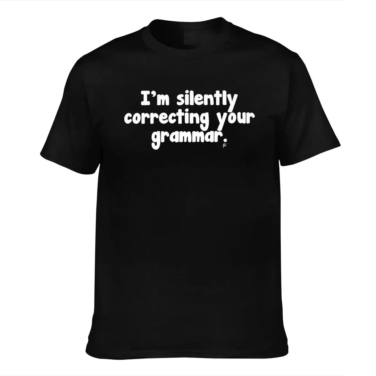 I'm Silently Correcting Your Grammar Funny Joke English Teacher Mens T-shirt Tee Shirt Mens 2017 New T Shirts Printing Cotton
I'm Silently Correcting Your Grammar Funny Joke English Teacher Mens T-shirt Tee Shirt Mens 2017 New T Shirts Printing Cotton