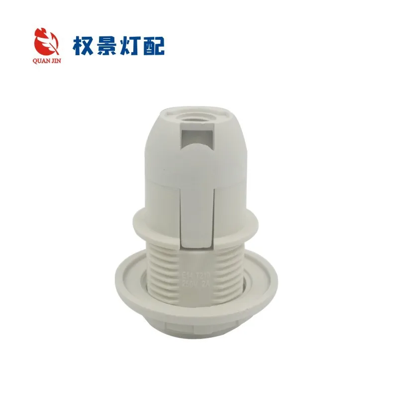 Factory for LED Lamp Floor Lamp Chandelier Lamp Lighting Accessories Edison Screw Lamp Holder E14 Plastic Cassette Half Tooth La 
Factory for LED Lamp Floor Lamp Chandelier Lamp Lighting Accessories Edison Screw Lamp Holder E14 Plastic Cassette Half Tooth La