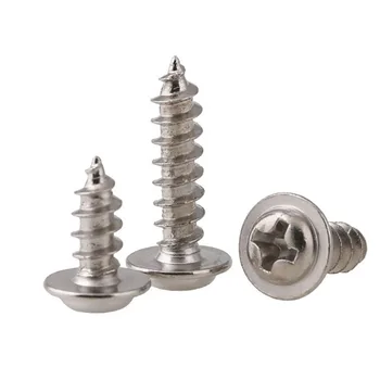 GuHua Philips Pan Head with Pad Tapping screw PWA Cross Round Head with Gasket Self Tapping Small Screw Nail M2.3M2.6M3M4 500pcs
GuHua Philips Pan Head with Pad Tapping screw PWA Cross Round Head with Gasket Self Tapping Small Screw Nail M2.3M2.6M3M4 500pcs