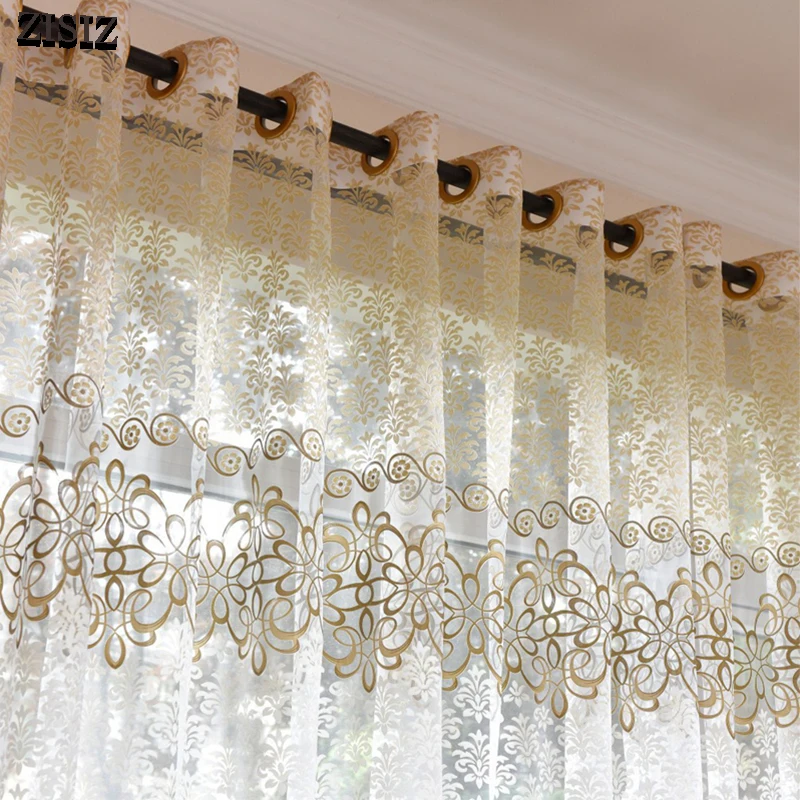 ZISIZ Modern Floral Sheer Tulle Curtains for Living Room Bedroom Kitchen Voile Sheer Curtains for Window Tulle Curtains Drapes
ZISIZ Modern Floral Sheer Tulle Curtains for Living Room Bedroom Kitchen Voile Sheer Curtains for Window Tulle Curtains Drapes