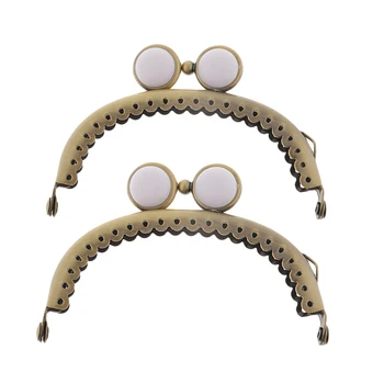 2 Pieces Metal Arch Frame Kiss Clasp Lock for Clutch Bag Handle Handbag DIY Accessories White Purse Fram Making Kiss Clasp Lock
2 Pieces Metal Arch Frame Kiss Clasp Lock for Clutch Bag Handle Handbag DIY Accessories White Purse Fram Making Kiss Clasp Lock