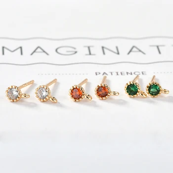 Vintage Mini Ultra-Small Crystal Zircon Lace round S925 Silver Needle DIY Handmade Ear Stud Earrings Material Accessories 2pcs
Vintage Mini Ultra-Small Crystal Zircon Lace round S925 Silver Needle DIY Handmade Ear Stud Earrings Material Accessories 2pcs