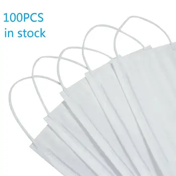Hot sale 100pcs Disposable Masks 3 Layers Cover Masks ti-Dust Earloop Face Mouth Masks White Blue random ship
Hot sale 100pcs Disposable Masks 3 Layers Cover Masks ti-Dust Earloop Face Mouth Masks White Blue random ship