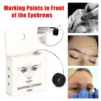 10pcs 10m Mapping Pre Inked String for Microblading Eyebow Make Up Dyeing Liners Thread Semi Permanent Positioning Eyebrow
10pcs 10m Mapping Pre Inked String for Microblading Eyebow Make Up Dyeing Liners Thread Semi Permanent Positioning Eyebrow