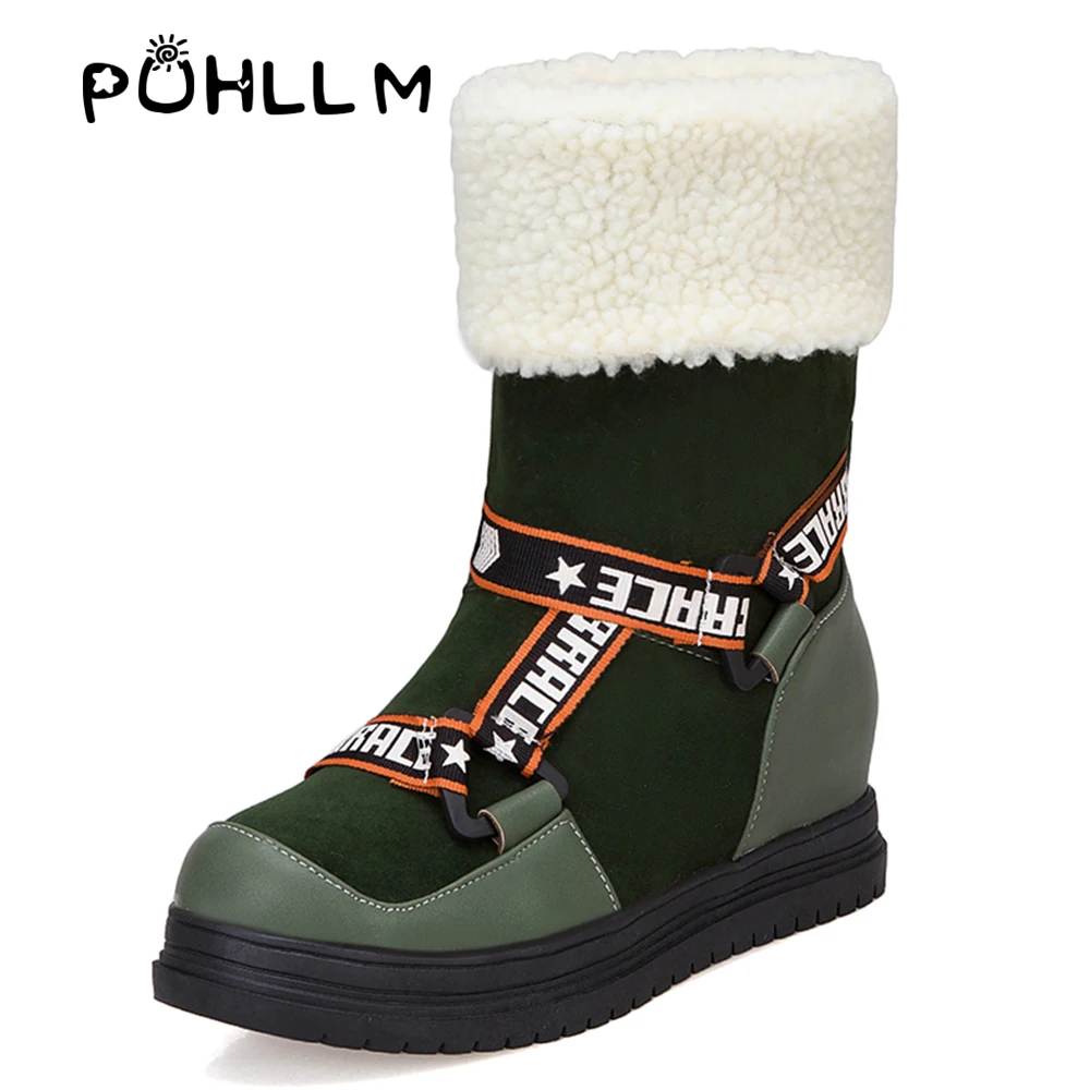PUHLLM Winter Womens Platform Boots Flock Ladies Chunky Ankle Boots Red New Winter Female Fashion Women in womens snow boots 
PUHLLM Winter Womens Platform Boots Flock Ladies Chunky Ankle Boots Red New Winter Female Fashion Women in womens snow boots