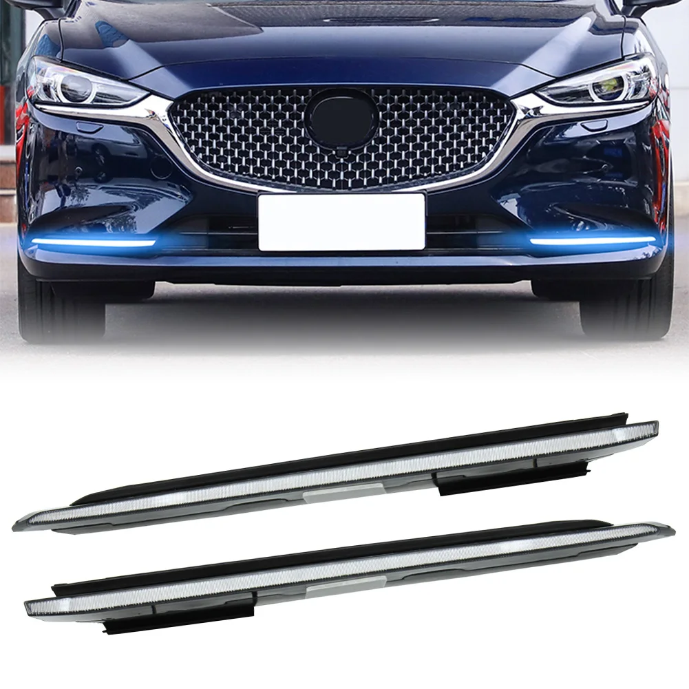 2Pcs Left+Right Car LED DRL Turn Signal Indicator Lamp For Mazda 6 2018 2019 2020 3Colors Daytime Running Lights
2Pcs Left+Right Car LED DRL Turn Signal Indicator Lamp For Mazda 6 2018 2019 2020 3Colors Daytime Running Lights