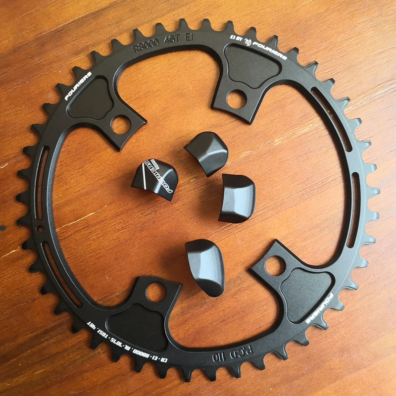 FOURIERS Bicycle Single chain ring FC-R8000 11Speed Road Bike Bicycle Chainring 110BCD 42T 46T 54T 56T 58T Single chain ring
FOURIERS Bicycle Single chain ring FC-R8000 11Speed Road Bike Bicycle Chainring 110BCD 42T 46T 54T 56T 58T Single chain ring