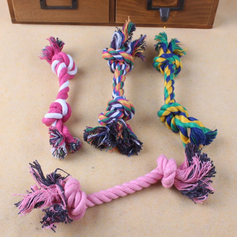 Pet Accessories Bite-resistant Double-section Cotton Rope Cleaning Teeth Molar Rope Training Dog Cotton Rope Toy
Pet Accessories Bite-resistant Double-section Cotton Rope Cleaning Teeth Molar Rope Training Dog Cotton Rope Toy