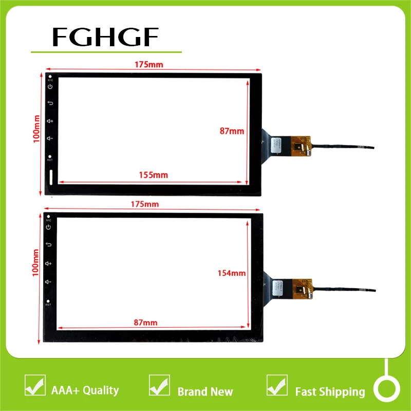 Новый 7-дюймовый емкостный экран TPC0013-V02 TPC0021 для GPS автомобиля 175 мм * 100 174*100