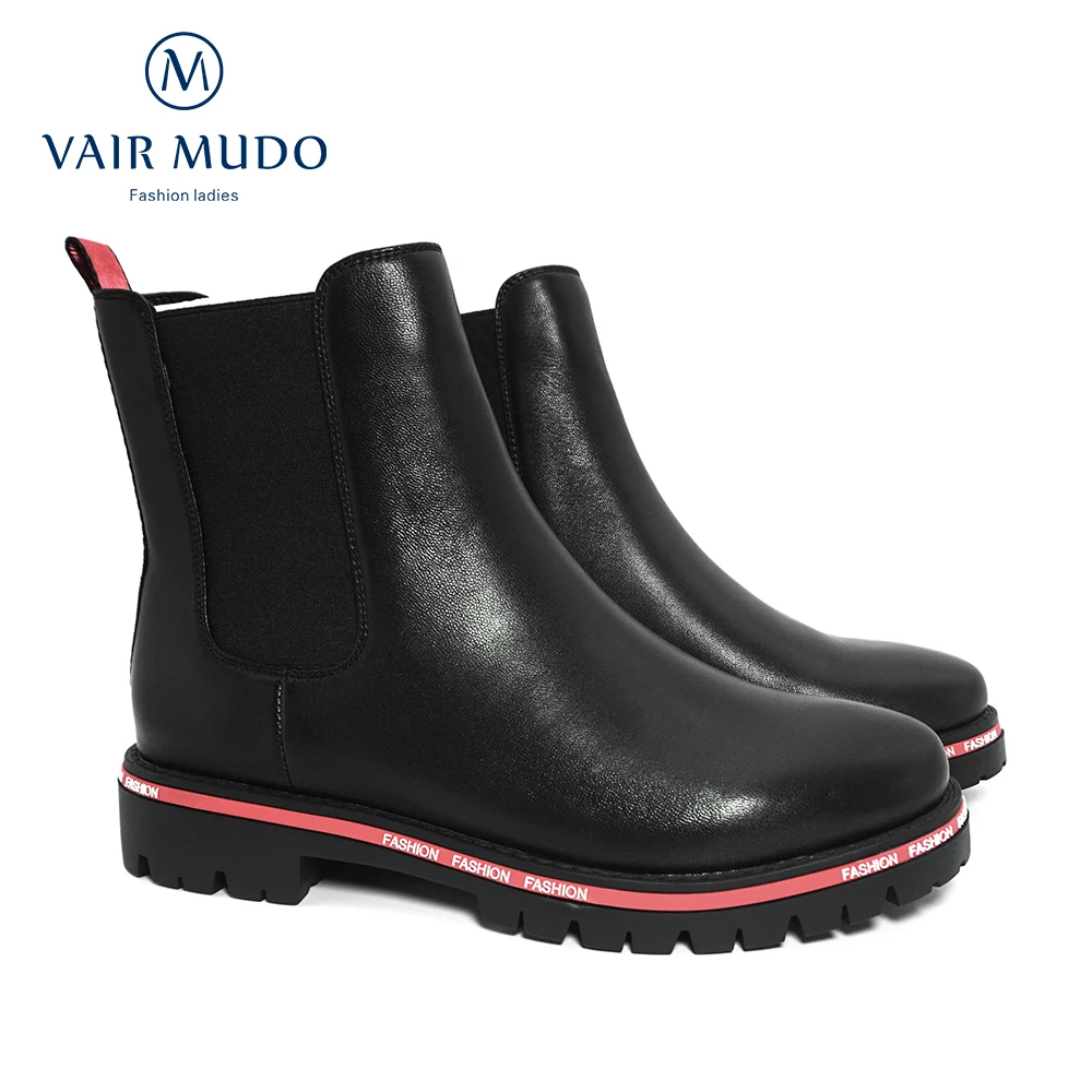 VAIR MUDO Ankle Boots Autumn Winter Fashion Genuine Leather Famale Handmade Footwear Slip-on Short plush Thick bottom Shoes DX89
VAIR MUDO Ankle Boots Autumn Winter Fashion Genuine Leather Famale Handmade Footwear Slip-on Short plush Thick bottom Shoes DX89