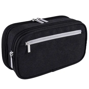 Pencil Case, Large Capacity Pencil Cases Pen Bag Pouch Holder Travel Cosmetic Make Up Bag Pouch Cable Bag Pouch with Multi Compa
Pencil Case, Large Capacity Pencil Cases Pen Bag Pouch Holder Travel Cosmetic Make Up Bag Pouch Cable Bag Pouch with Multi Compa