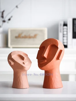 MODERN CREATIVITY HUMAN FACE HUMAN HEAD SCULPTURE ABSTRACT CRAFTS DECORATION HUMAN SCULPTURE LIVING ROOM DECORATION FURNISHINGS
MODERN CREATIVITY HUMAN FACE HUMAN HEAD SCULPTURE ABSTRACT CRAFTS DECORATION HUMAN SCULPTURE LIVING ROOM DECORATION FURNISHINGS