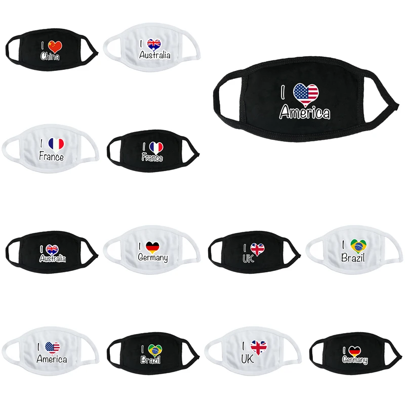 Cotton Mask I love China washable mask I love America mouth mask Half Face Masks Sports dropshipping mask for men women
Cotton Mask I love China washable mask I love America mouth mask Half Face Masks Sports dropshipping mask for men women