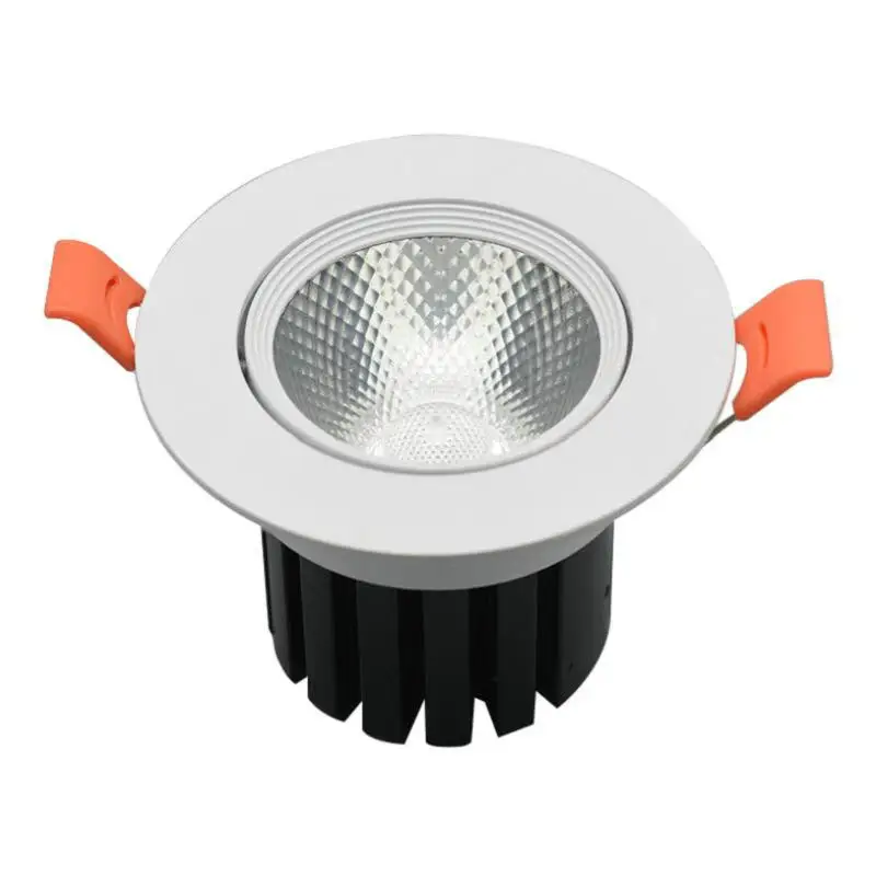 high quality recessed round adjustment LED COB Dimmable Downlights ac85-265V 10w 20w 30w Ceiling Lamp Spot lights | Лампы и освещение