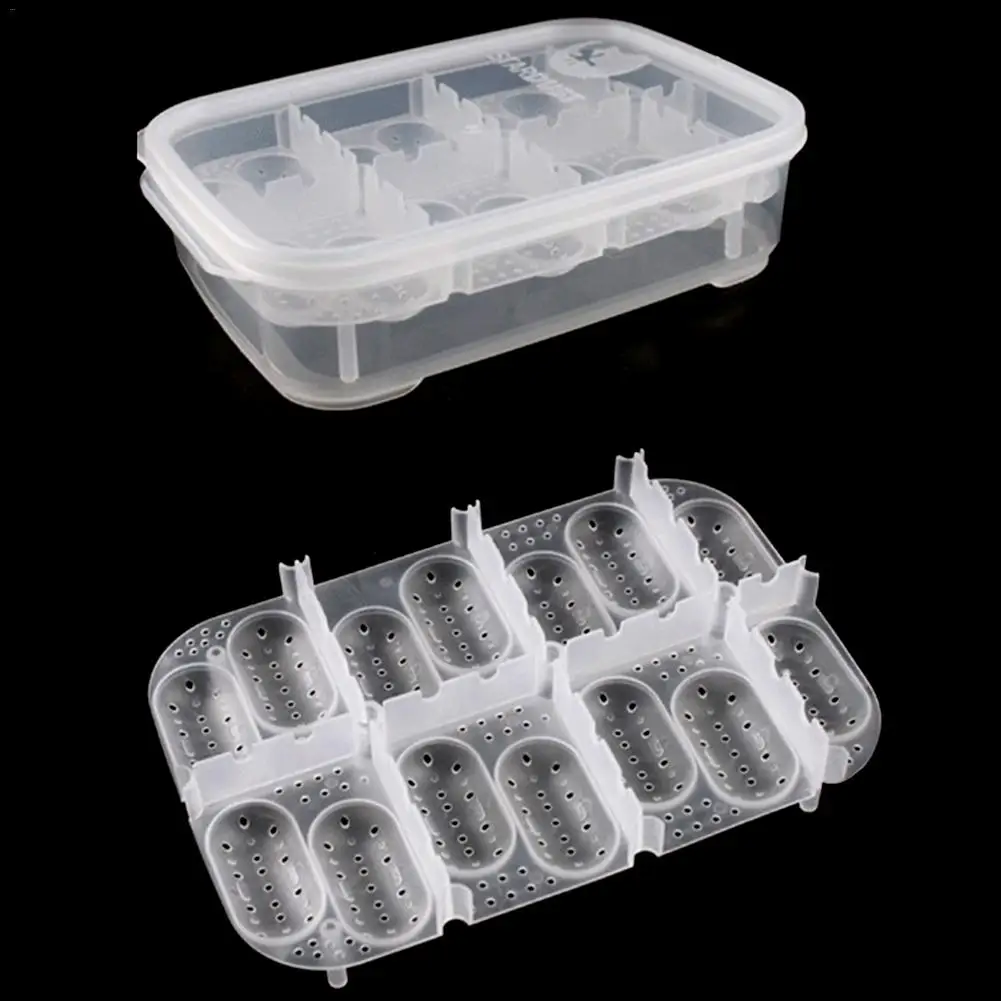 Plastic Reptiles Eggs Incubator Tray Eggs Hatcher Box Lizard Gecko Snake Case Amphibians Breeding Tools Supplies 14 Grids
Plastic Reptiles Eggs Incubator Tray Eggs Hatcher Box Lizard Gecko Snake Case Amphibians Breeding Tools Supplies 14 Grids