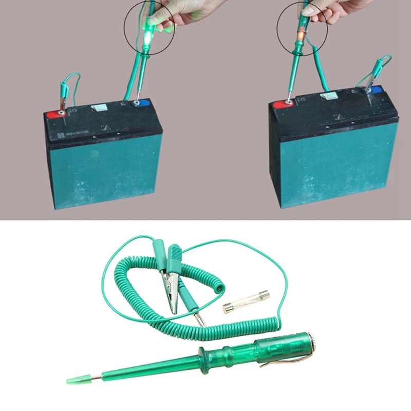 Auto Car Truck Motorcycle Ship Vehicle Circuit Voltage Tester DC 6-24V Test Pencil Probe Car Fuse Tool
Auto Car Truck Motorcycle Ship Vehicle Circuit Voltage Tester DC 6-24V Test Pencil Probe Car Fuse Tool