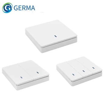 GERMA 1/2/3 Button 433Mhz smart push Wireless Switch Light RF Remote Control 110V 220V Receiver RF Wall Panel Ceiling Lamp
GERMA 1/2/3 Button 433Mhz smart push Wireless Switch Light RF Remote Control 110V 220V Receiver RF Wall Panel Ceiling Lamp
