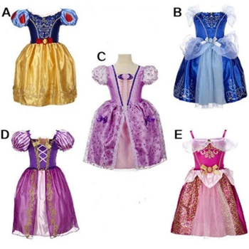 Girl Princess Dresses Sleeping Beauty Jasmine Rapunzel Belle Ariel Costume Elsa Anna Sofia Children Dress Party Clothes
Girl Princess Dresses Sleeping Beauty Jasmine Rapunzel Belle Ariel Costume Elsa Anna Sofia Children Dress Party Clothes