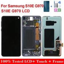 Écran tactile lcd AMOLED de remplacement, 100% Original, pour SAMSUNG Galaxy S10e G970F/DS G970U G970W SM-G9700=