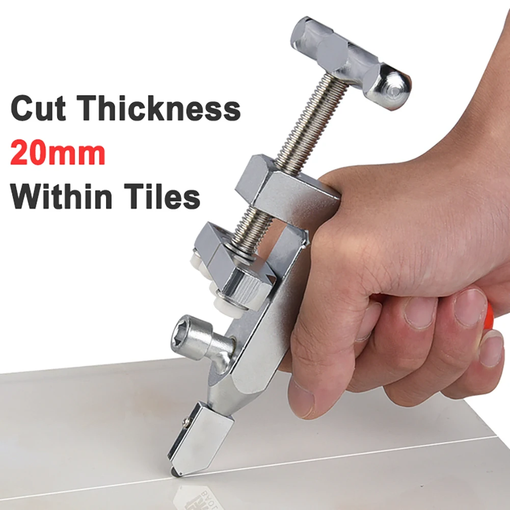 2-In-1 Professional Cutter Easy Glide Glass Tile Cutter Thick Glass Cutter Cutting Tool With Handle For Home Floor Decoration
2-In-1 Professional Cutter Easy Glide Glass Tile Cutter Thick Glass Cutter Cutting Tool With Handle For Home Floor Decoration