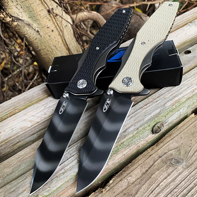 ZT0393 bearing knife G10+steel Handle Outdoor portable folding knife edc knife Multifunction tool
ZT0393 bearing knife G10+steel Handle Outdoor portable folding knife edc knife Multifunction tool