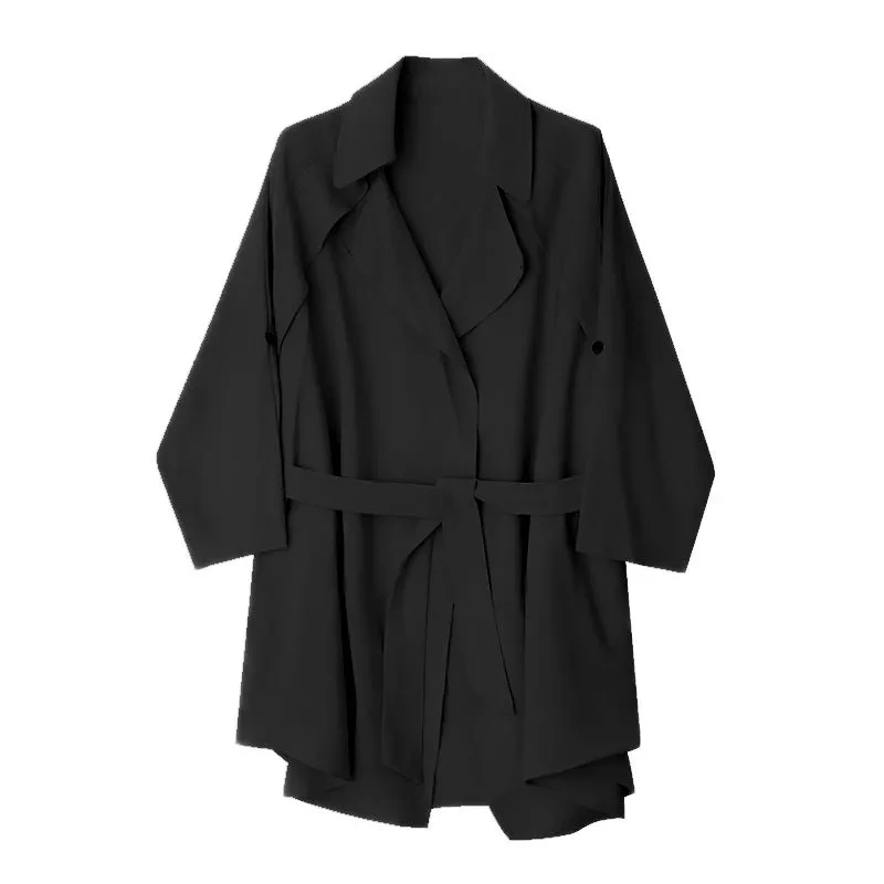 Thin windbreaker women's 2021 new medium and long British style temperament small man casual and versatile thin coat
Thin windbreaker women's 2021 new medium and long British style temperament small man casual and versatile thin coat
