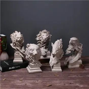 Europe Office Desktop Sulpture Art Home Furnishing Decoration Resin Animal Statues Livingroom Handicrafts Crafts Retro Ornaments
Europe Office Desktop Sulpture Art Home Furnishing Decoration Resin Animal Statues Livingroom Handicrafts Crafts Retro Ornaments