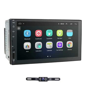 

2 Din 7 Inch Android 9.0 Universal Car Navigation Quad Core Car DVD player GPS Wifi 1GB RAM 16GB ROM Bluetooth DVR CD 1024*600