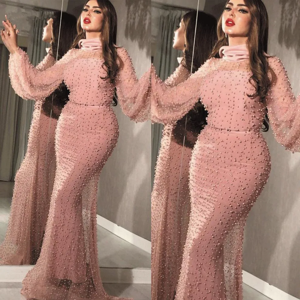Dubai Coral Red Pearls Mermaid Evening Dresses Puffy Full Sleeves Luxury Elegant Long Prom Gowns Formal Party Dress
Dubai Coral Red Pearls Mermaid Evening Dresses Puffy Full Sleeves Luxury Elegant Long Prom Gowns Formal Party Dress