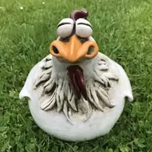 Creative Eco-Friendly Decorative Beautifying Big Eye Chicken Figurines for Outdoor Miniatures Garden Sculpture 
Creative Eco-Friendly Decorative Beautifying Big Eye Chicken Figurines for Outdoor Miniatures Garden Sculpture