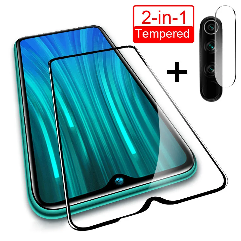 2 в 1 объектив камеры закаленное стекло для Redmi Note 8 7 10 Pro 8T Защита экрана Xiaomi 7A K20 K30