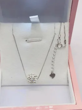 Vintage Necklace Women Vintage Bling Paved Geometric Round Ball High Quality 925 Sterling Silver Simple Versatile Fine Pendant
Vintage Necklace Women Vintage Bling Paved Geometric Round Ball High Quality 925 Sterling Silver Simple Versatile Fine Pendant