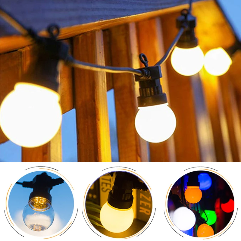 LED Bulb Ball String 20G50 Bulb String Can Be Connected To Outdoor String Lights, Used For Wedding Party String Lights
LED Bulb Ball String 20G50 Bulb String Can Be Connected To Outdoor String Lights, Used For Wedding Party String Lights