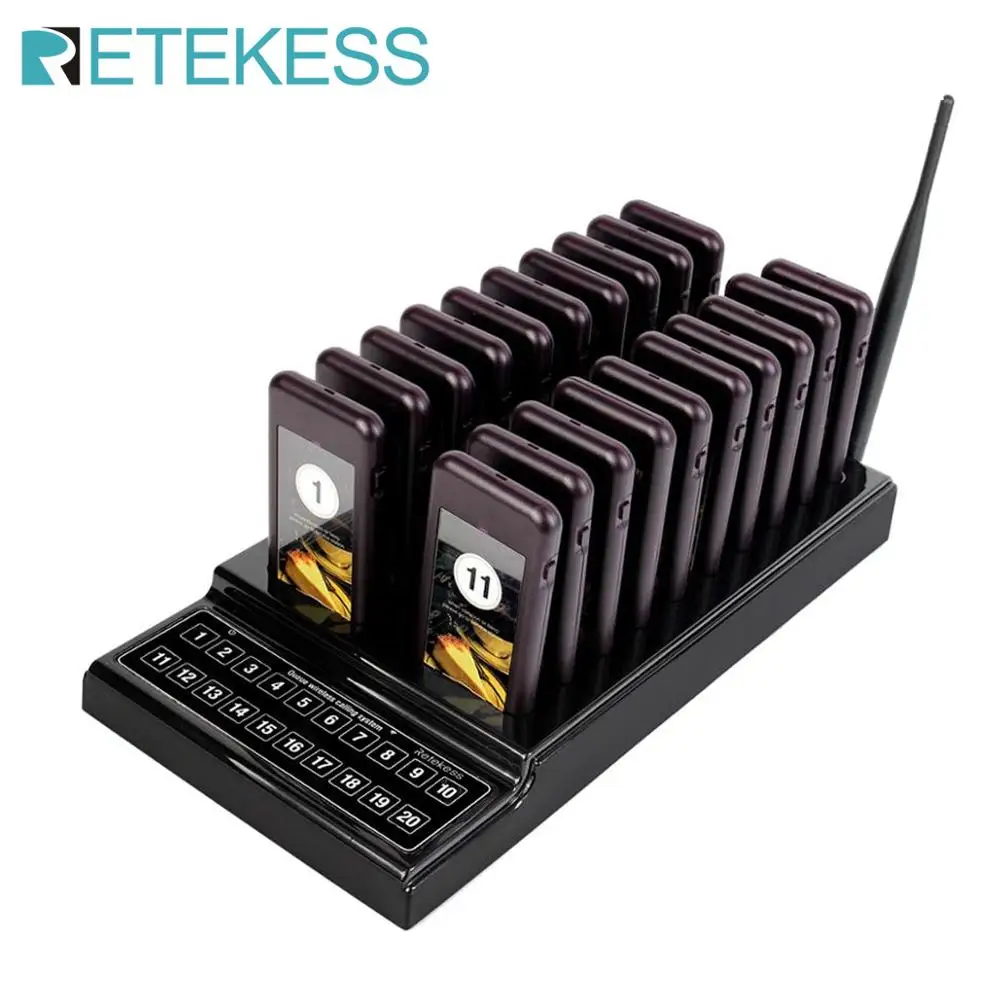 RETEKESS T111 wireless church nursery paging system for children pager church nursery calling system for church worship