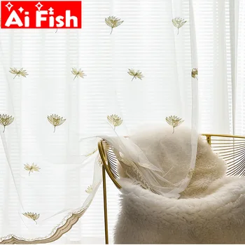 Beige Maple Leaf Lace tulle for living room Window Screen Pastoral Embroidered Elegant Lotus Sheer Simple Balcony Drapes MY458#4
Beige Maple Leaf Lace tulle for living room Window Screen Pastoral Embroidered Elegant Lotus Sheer Simple Balcony Drapes MY458#4