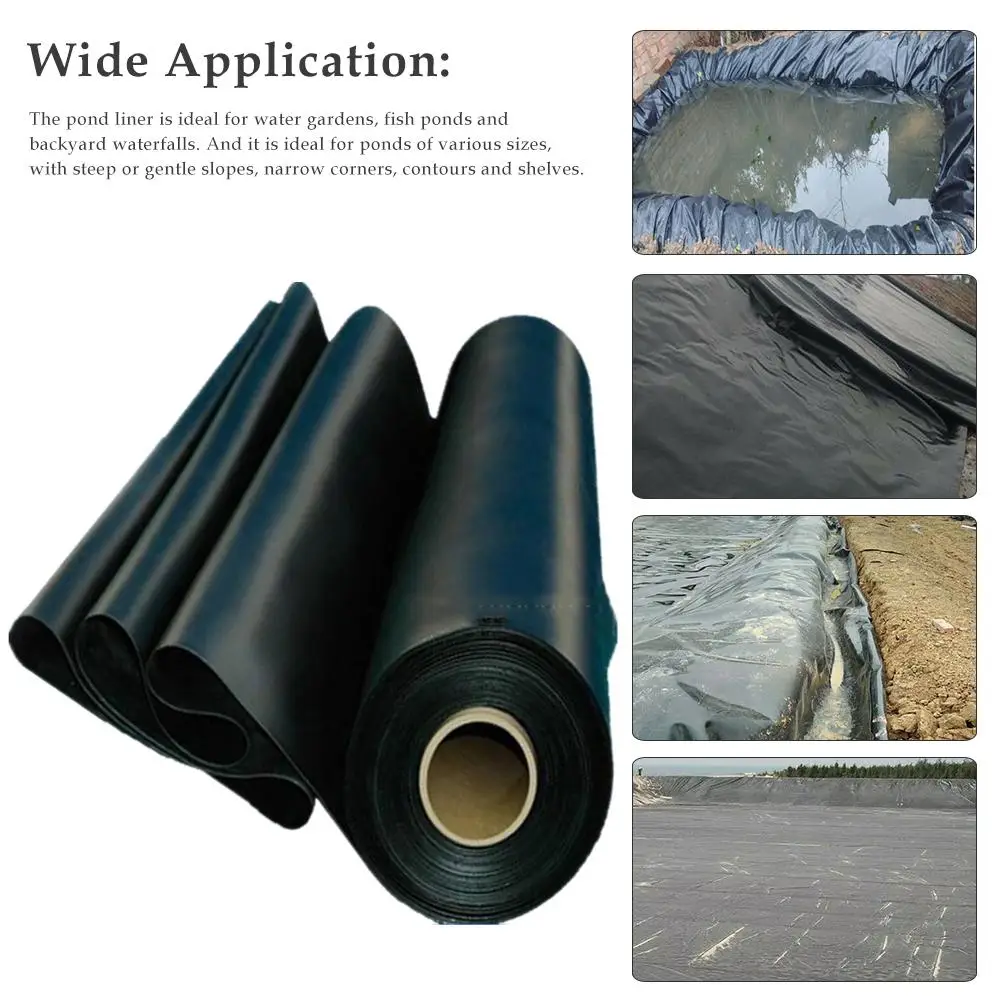 Black Fish Pond Liner Cloth Home Garden Pool Reinforced HDPE Heavy Landscaping Pool Pond Waterproof Liner Cloth Garden Tool 
Black Fish Pond Liner Cloth Home Garden Pool Reinforced HDPE Heavy Landscaping Pool Pond Waterproof Liner Cloth Garden Tool